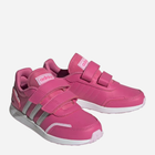 Buty sportowe dziecięce dla dziewczynki na rzepy adidas Vs Switch 3 Cf C IG9641 30.5 Różowe (4066755736140) - obraz 2