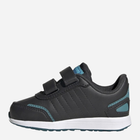 Buty sportowe chłopięce na rzepy Adidas Vs Switch 3 Cf I IG9644 22 Czarne (4066755744091) - obraz 3