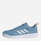 Buty sportowe chłopięce na rzepy Adidas Tensaur K S24040 39.5 Błękitne (4064044530264) - obraz 4