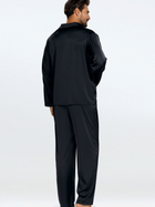Піжама (сорочка + штани) чоловіча DKaren Lukas XXL Чорна (5903251470835) - зображення 2