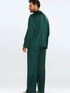Piżama (koszula + spodnie) męska DKaren Lukas XL Zielona (5903251470866) - obraz 2