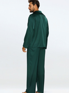 Piżama (koszula + spodnie) męska DKaren Lukas XL Zielona (5903251470866) - obraz 2
