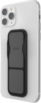 Тримач для телефону CLCKR Universal Grip & Stand Saffiano Size S Black-Silver (8718846077019) - зображення 5