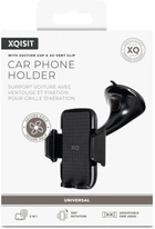 Samochodowy uchwyt do telefonu Xqisit NP Car Holder Universal Suction Cup Black (4029948222196) - obraz 3