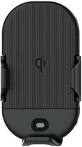 Samochodowy uchwyt z bezprzewodowym ładowaniem Xqisit NP Wireless Car Charger 15 W Black (4029948221304) - obraz 2
