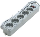 Мережевий фільтр 1.8м Maxxter SPM5-G-6G 5розеток, сірий