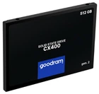 Твердотільний диск 2.5" 512GB Goodram CX400 (SATA 6Gb/s, 550MB/s / 500MB/s) (SSDPR-CX400-512-G2)