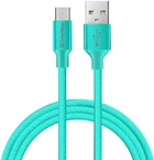 Кабель USB-microUSB 2м ColorWay, мятний (CW-CBUM009-MT)