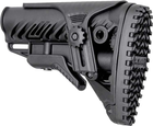 Приклад FAB Defense GLR-16 CP з регульованою щокою для AK AR15 Чорний - зображення 2