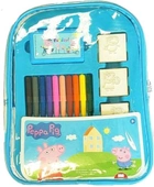 Zestaw kreatywny Multiprint Peppa Pig Stamps w plecaku (8009233248755) - obraz 1