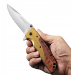 Спасательный Складной Многофункциональный Нож JB Tacticals EDC HUNTING 13 Коричневый - изображение 2