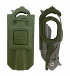 Мультитул JB Tacticals Багатофункціональні Медичні Ножиці Зелений - зображення 3