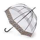 Парасолька-тростина жіноча Fulton L866 Birdcage-2 Luxe Natural Leopard Леопард (L866-037775)