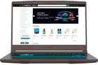 Ноутбук MSI Thin 15 B12V (B12UC-1884XUA) Cosmos Gray / 15.6" IPS Full HD 144 Гц / Intel Core i5-12450H / RAM 16 ГБ / SSD 512 ГБ / nVidia GeForce RTX 3050, 4 ГБ