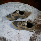 Тактические кроссовки песок 3Д сетка олива Натуральная кожа Win War 43 (28см) - изображение 6