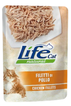 Вологий корм для кішок LifeCat з курячим філе 70 г