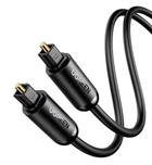 Кабель аудіо Ugreen Toslink оптичний 4 мм 1 м Black (AV122)