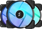 Chłodzenie Fractal Design Aspect 12 RGB PWM Triple Pack Black (FD-F-AS1-1207) - obraz 1