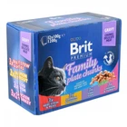Влажный корм для кошек Brit Premium Delicate Fillets in Gravy Family Plate 85 г