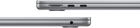 Laptop Apple MacBook Air 13.6" M3 8/256GB 2024 (MRXN3D/A) Space Gray - obraz 7
