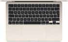 Laptop Apple MacBook Air 13.6" M3 8/256GB 2024 (MRXT3D/A) Starlight - obraz 2