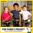 Дитячі захисні робочі рукавички Stanley Жовто-чорні (7290016261660) - зображення 7