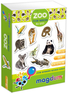 Zestaw magnesów Maksik Zwierzęta w zoo 19 szt (4820215154307)