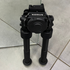 Сошки Konus Bipod-T, 12-23 см, быстрое крепление планку Weaver/Picatinny, резиновые наконечники - зображення 3
