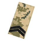 Погон/липучка ЗСУ Молодший Сержант Піксель (7339) - зображення 1