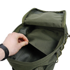 Штурмовий рюкзак швидкоз'ємний кордура хакі - изображение 6