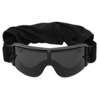 Очки защитные маска со сменными линзами и чехлом SPOSUNE JY-002 Черный - изображение 2
