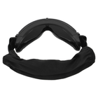 Очки защитные маска со сменными линзами и чехлом SPOSUNE JY-002 Черный - изображение 6
