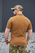 Мужская футболка Поло Койот цвет Cool-pass 54 - изображение 2