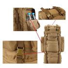 Рюкзак польовий з рамою 75L Coyote - зображення 4