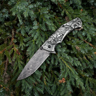 Ніж складний Drago Damascus