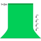 Фон студийный тканевый Puluz PU5209G green Chroma Key 1х2м