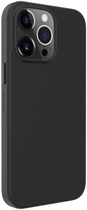 Etui plecki Evelatus Leather Case Zipper Design Flower do Apple iPhone 14 Pro Black (4752192074302) - obraz 1