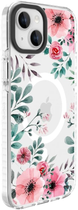 Панель Evelatus MagSafe Customized Print для Apple iPhone 15 Flower Transperent (4752192067106) - зображення 1