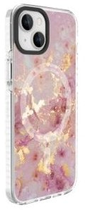 Etui plecki Evelatus MagSafe Customized Print do Apple iPhone 15 Marble Pink (4752192067144) - obraz 1