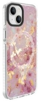 Etui plecki Evelatus MagSafe Customized Print do Apple iPhone 15 Marble Pink (4752192067144)