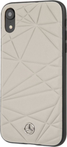 Панель Mercedes-Benz Twister Genuine Leather Hard Case для Apple iPhone XR Grey (3700740437889)