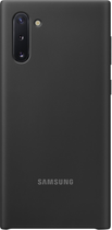 Etui plecki Samsung Silicone Cover do Galaxy Note 10 Black (8806090029332) - obraz 1