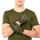 Перчатки тактические с закрытыми пальцами Military Rangers BC-8799 XL Оливковый - изображение 4