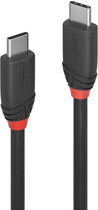 Кабель Lindy USB Type-C - USB Type-C M/M 0.5 м Black (4002888369053) - зображення 1