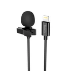 Мікрофон Hoco Lightning Lavalier microphone L14 |2M| Black