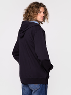 Bluza męska rozpinana streetwear z kapturem Lee Cooper Evan-4202 XL Granatowa (5904347393687) - obraz 3