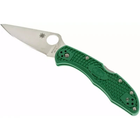 Нож Spyderco Delica 4 Flat Ground ACX 390 Green (C11FPGR) - изображение 3