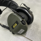 Тактичні активні навушники Sordin Supreme Pro-X Slim Green, сумісні з ARC Rail, колір – Олива - зображення 6