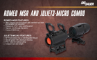 Комплект SIG SAUER коллиматор Romeo-MSR Compact + Магнифер Juliet3 Micro - изображение 4