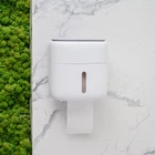 Держатель для туалетной бумаги клеящийся MBM HOME BP-44 WHITE/GRAY бело-серый